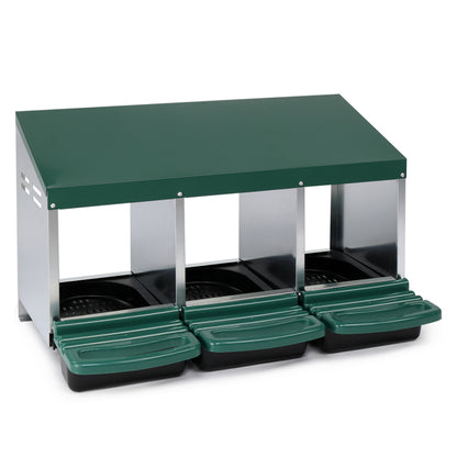 US Local 3-compartment Chicken Feeding Trough