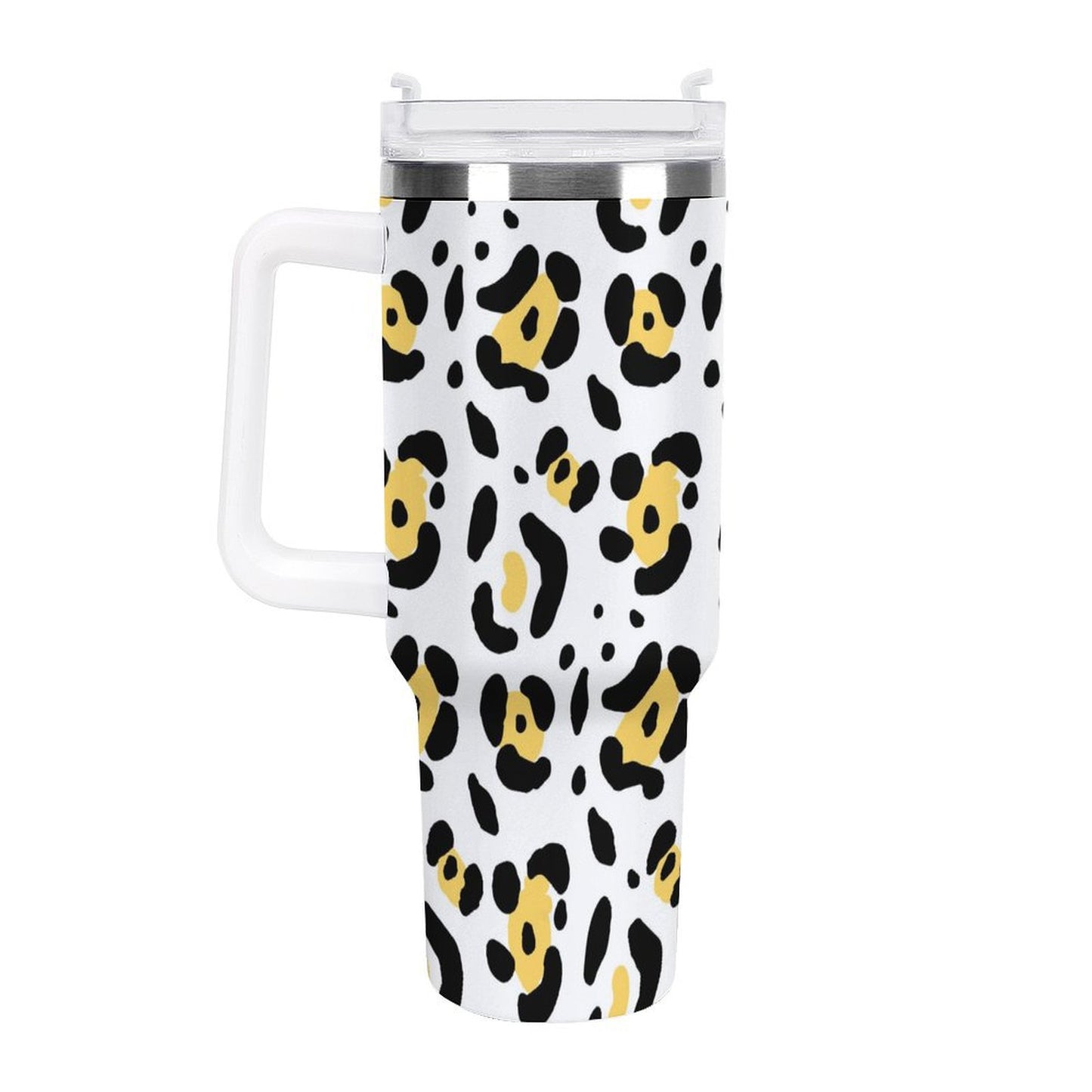PHDT00224 POD US Local Tumbler 40 oz Large Capacity Car Cup Animal  Leopard