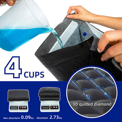 US Local PETMARVEL Disposable Charcoal Puppy Pads Odor Control 24x24 Inches