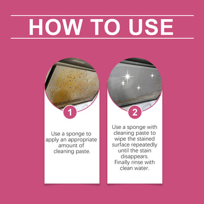 US Local Jakehoe Kitchen Stainless Steel Cleaning Paste, Multi-functional Cleaning Paste For Polishing And Cleaning Stains On Cookware Bottoms