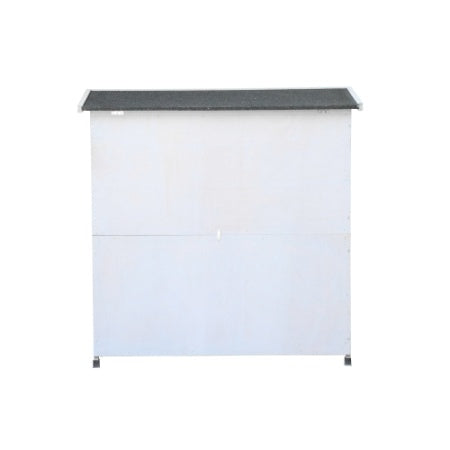 US Local Rabbit Hutch Outdoor, 2-Story Rabbit Cage Indoor With Run, Bunny Cage With 2 Removable No-Leak Trays, Pet Cages With Non-Slip Ramp, Waterproof Roof, Fence, For Small Animals