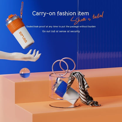 Portable Stainless Steel Cold Insulation Handle Coffee Cup