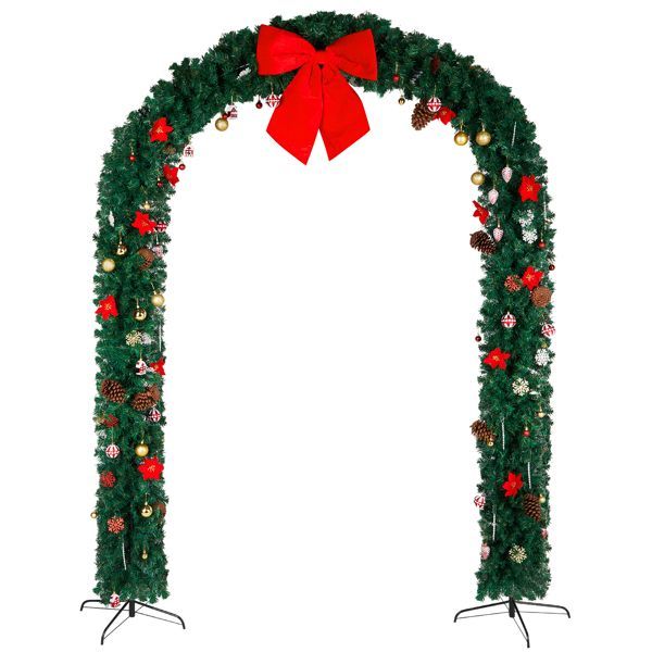 US Local 240x40x265cm PVC Christmas Arch