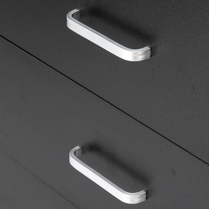 US Local 3 Drawers Bedside Table Black