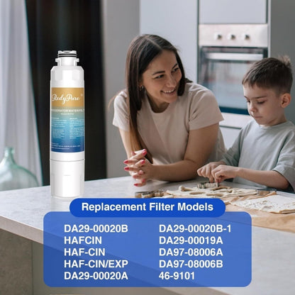 US Local 1-6 Pack Refrigerator Water Filter Replacement For Water Filter HAF-CIN EXP, DA29-00020B, HAF-CIN, DA29-00020B-1, RF28HMEDBSR, RF263BEAESR, RS25J500DSR, RF263TEAESG, HDX FMS-2, DA97-08006A-1