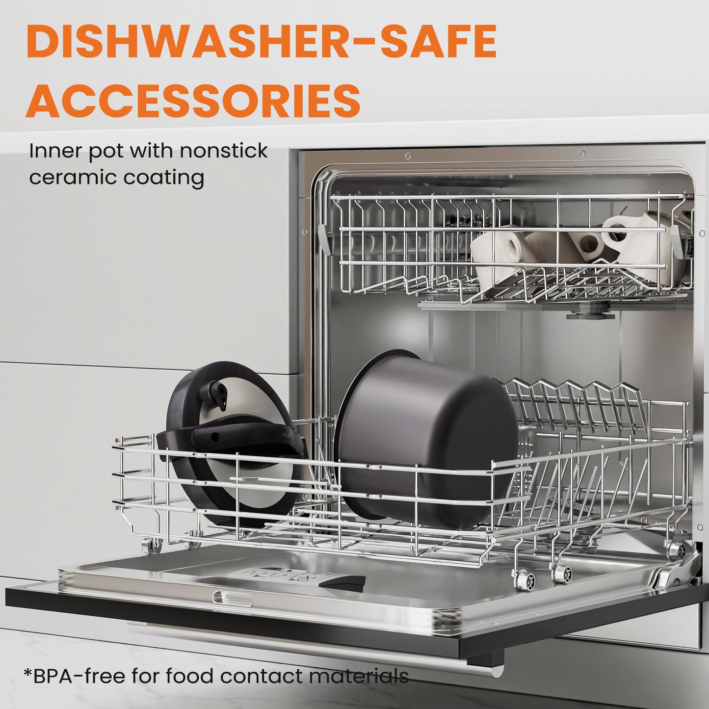 US Local 9 In 1 Electric Pressure Cooker, Warmer & Sterilizer, Saute, Slow Cooker, Rice Cooker, Multi-Functional Smart Pot