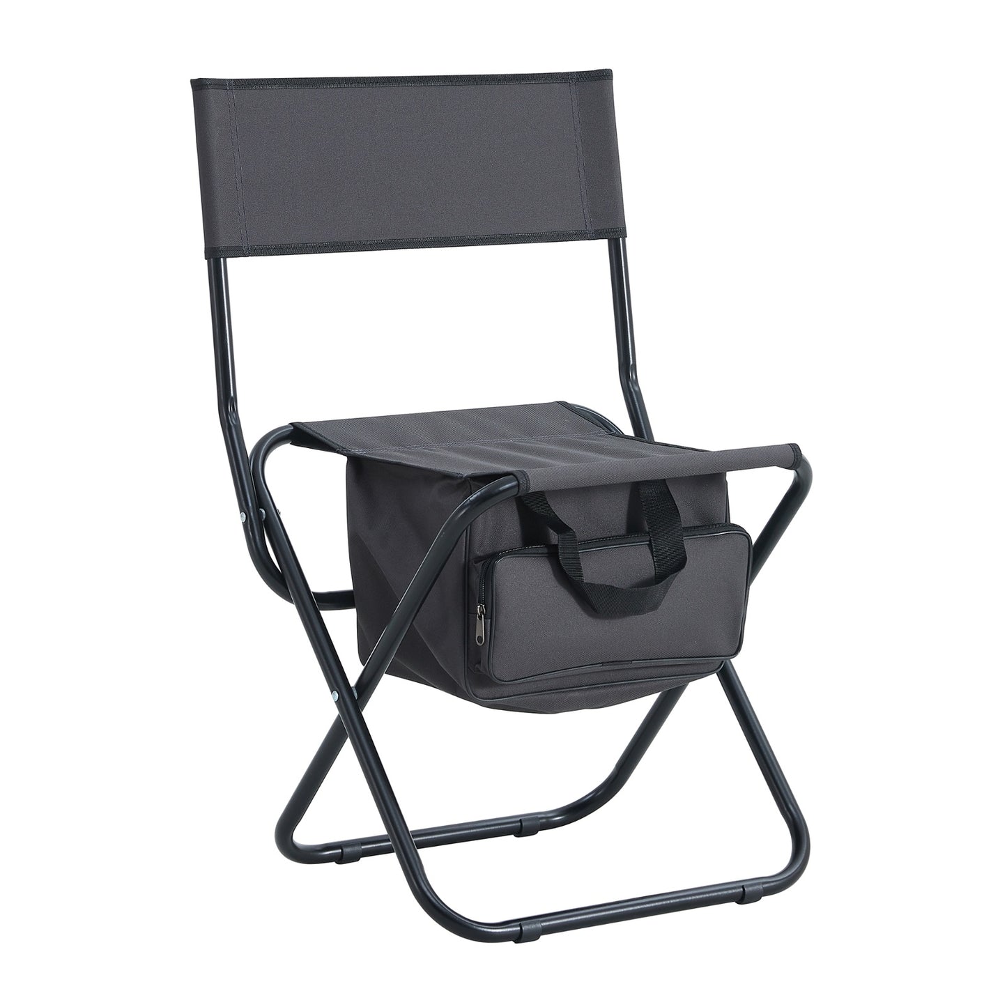 US Local 2-Piece Folding Outdoor Chair With Storage Bag For Camping & Picnics