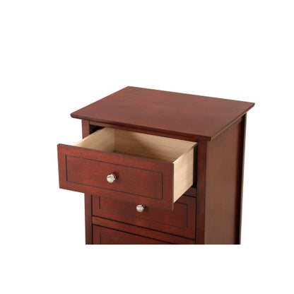 US Local Transitional Cherry Nightstand For Bedrooms