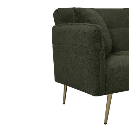 US Local 70.1 Inches Futon Sofa Bed, Convertible Double Sofa Bed With Folding Armrests For Living Rooms And Small Spaces