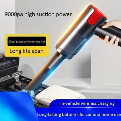 US Local Wireless-silver Car Vacuum Cleaner Wireless Usb Charging Car Vacuum Cleaner Home Handheld Mini Desktop Vacuum Cleaner Portable