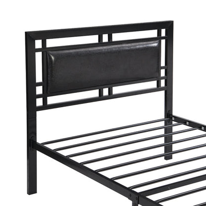 US Local Twin Size Metal Bed Sturdy System Metal Bed Frame ,Modern Style And Comfort To Any Bedroom