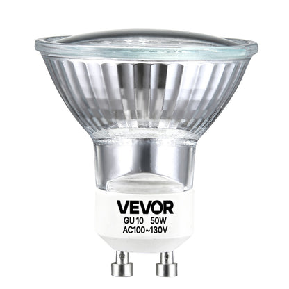 US Local Halogen Light Bulbs GU10 MR16 Halogen Bulb 2800K 50W Lamp Bulbs Pack Of 6