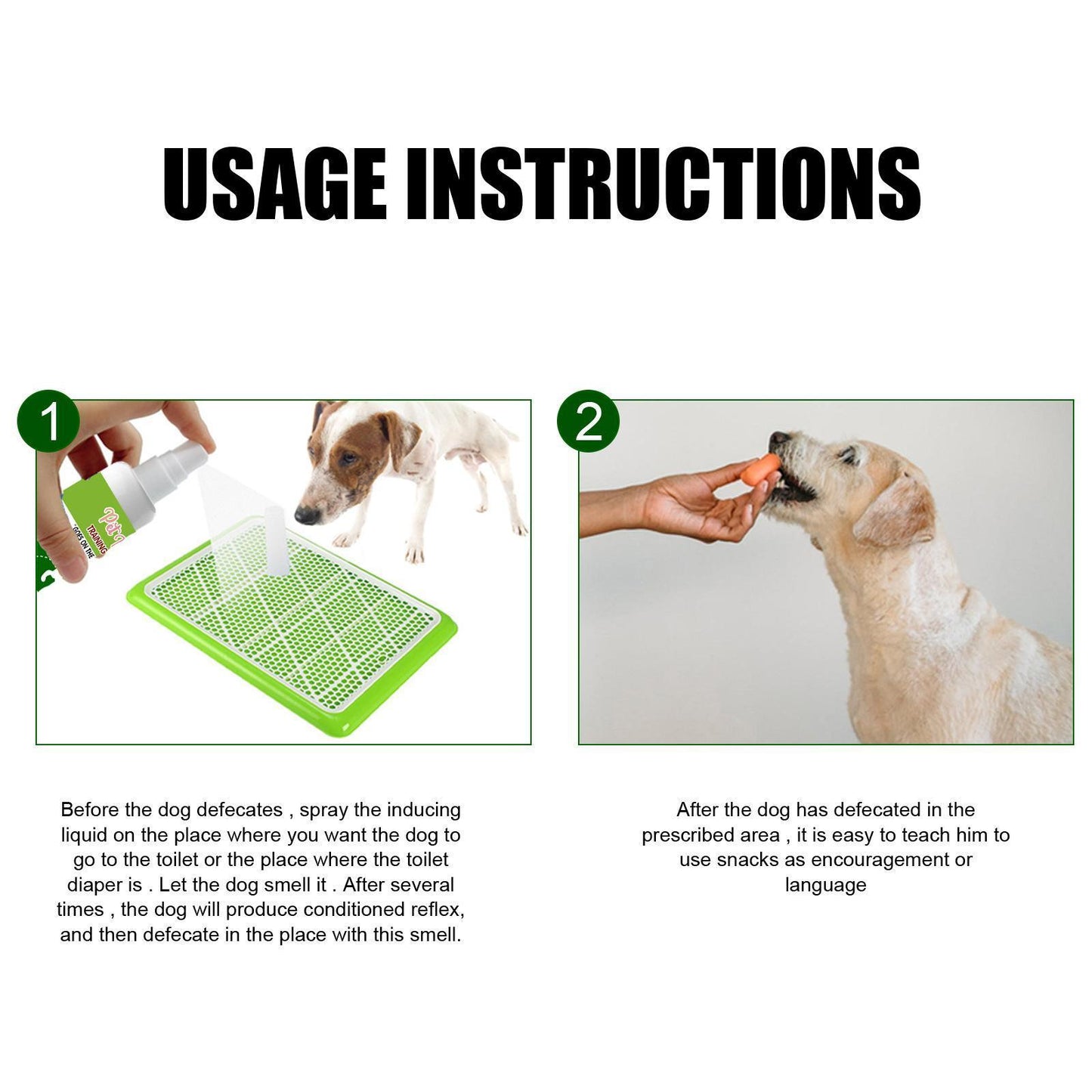 US Local Yibang Pet Positioning Defecation Inducer Pet Toilet Inducer Urine Locator Toilet Training Agent