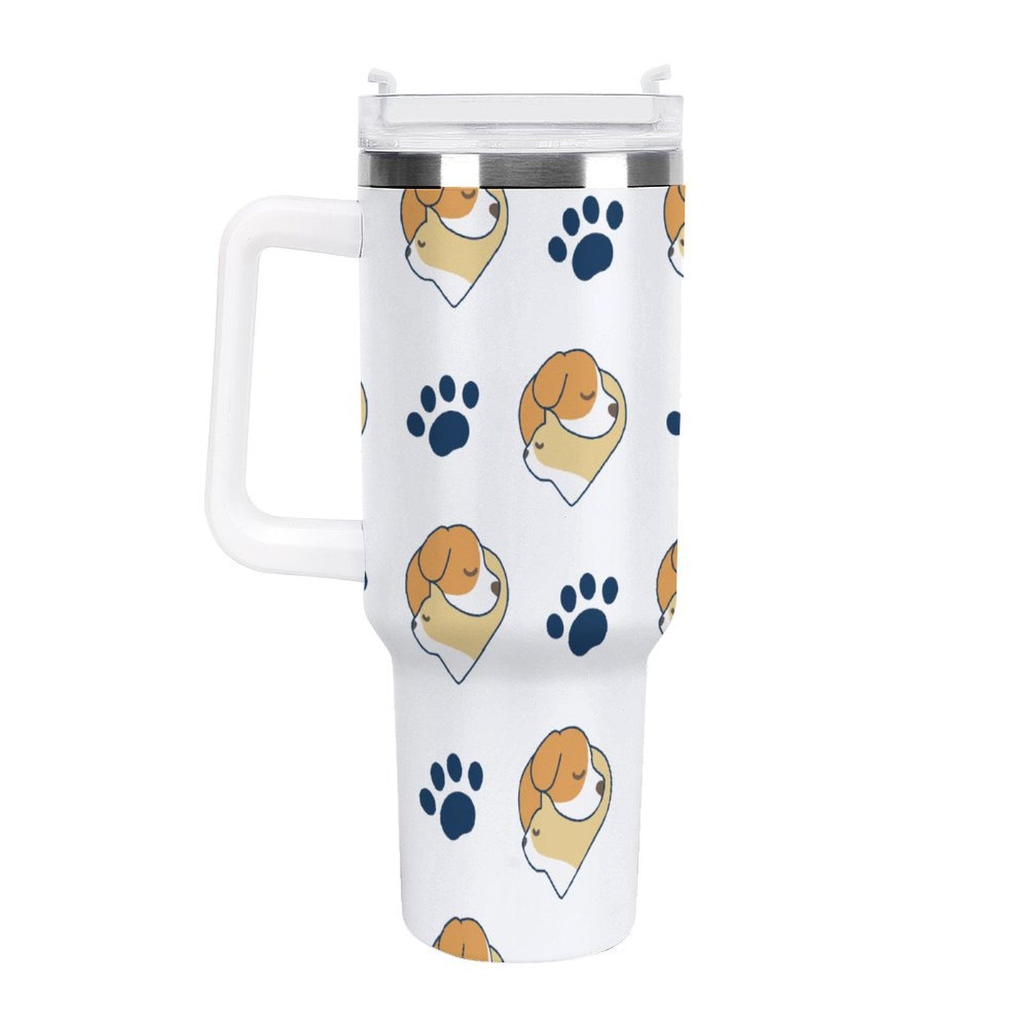 PHDT00356 POD US Local Tumbler 40 oz Large Capacity Car Cup Dog Cat Love Pet Paw