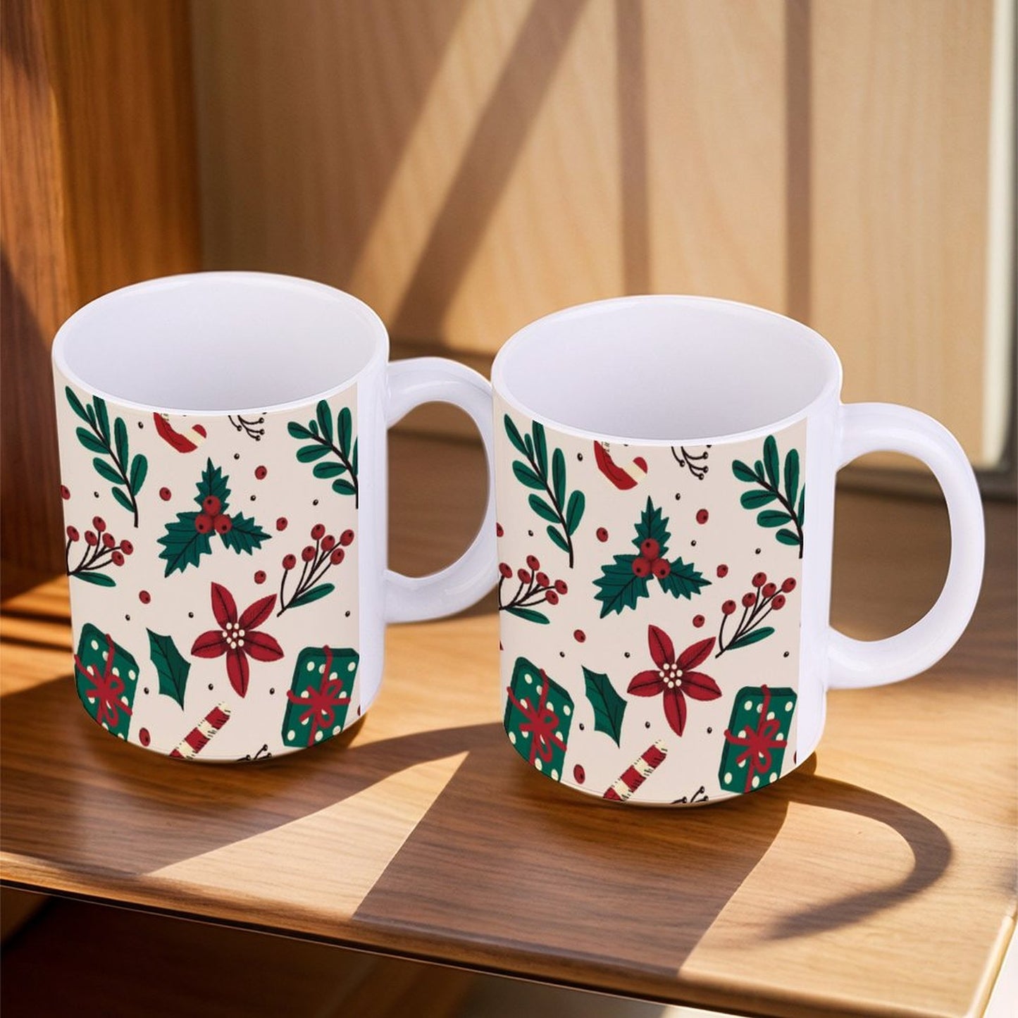 POD US Local White mug with full print, Christmas 0002