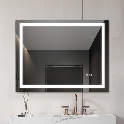 US Local LED Lighting Bathroom Wall Mounted Mirror