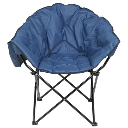 US Local Blue Camping Chair Steel Pipe 120kg