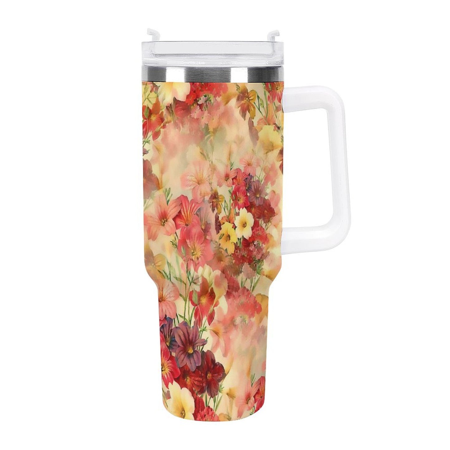 PHDT00221 POD US Local Tumbler 40 oz Large Capacity Car Cup  Floral