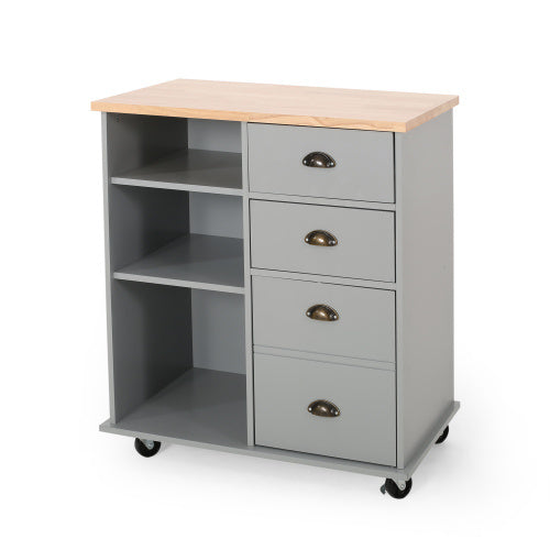 US Local Kitchen Trolley 2 Drawers - 1 Door