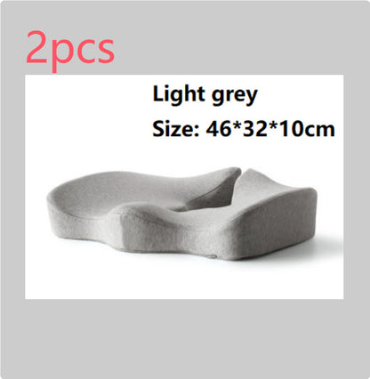 Pressure Relief Seat Cushion And Back Relief Lumbar Pillow Breathable Ass Cushion Non-Slip Wear-Resistant Office Chair Pads