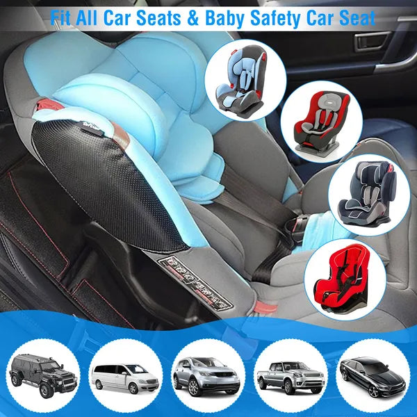US Local 2 Packs Car Seat Protector Cushion Mat Pad With Thick Padding Protector For Child Baby Car Seat Mesh Pockets Non-slip