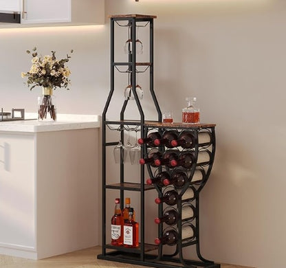 US Local Hanging Wine Glass Holder Wine Storage Rack