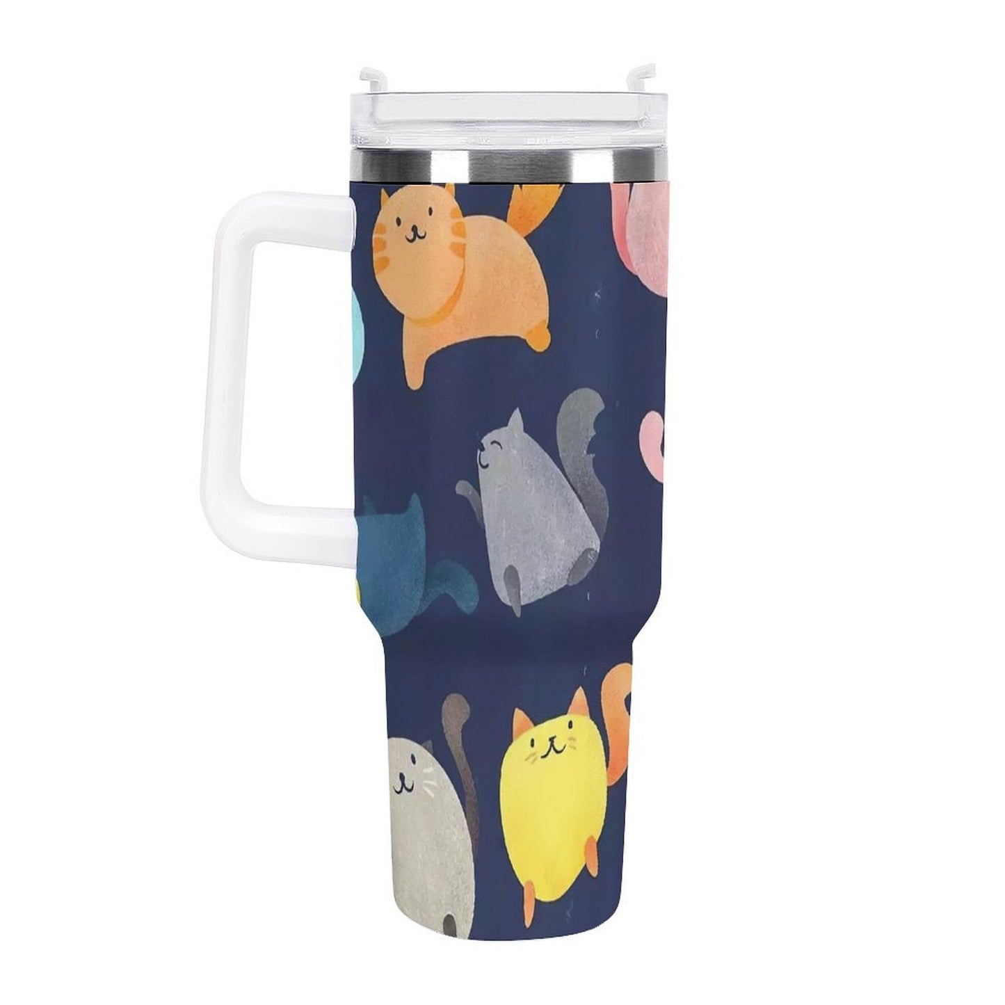 PHDT00363 POD US Local Tumbler 40 oz Large Capacity Car Cup Fat Cat