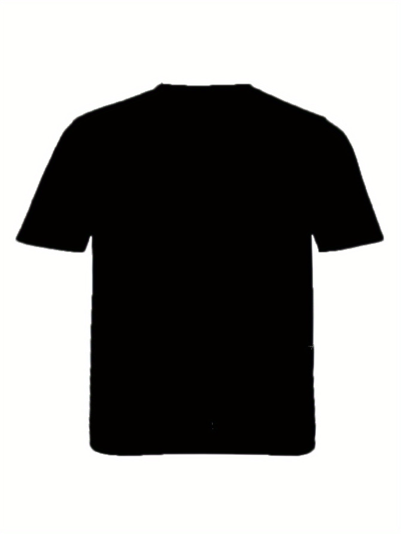 Men's Skull Guitar Patterned Round Neck T-shirt, Summer Casual Streetwear, Casual And Halloween Party Wear