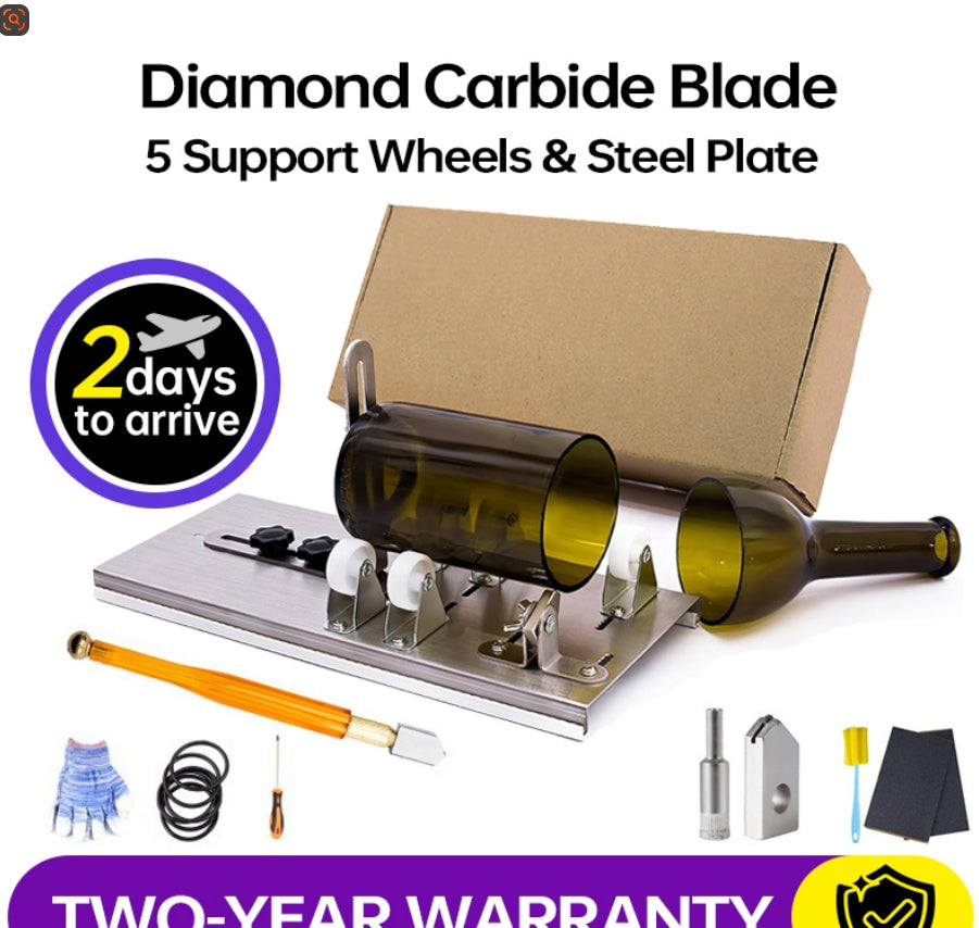 UK Local Glass Bottle Cutting Tools