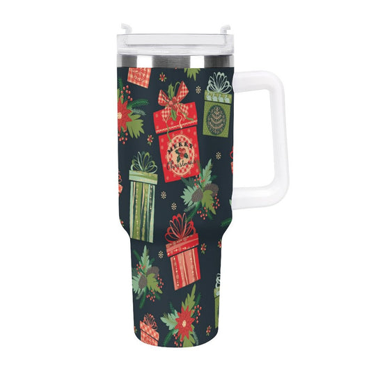 PHDT00009 POD US Local Tumbler 40 oz Large Capacity Car Cup Christmas