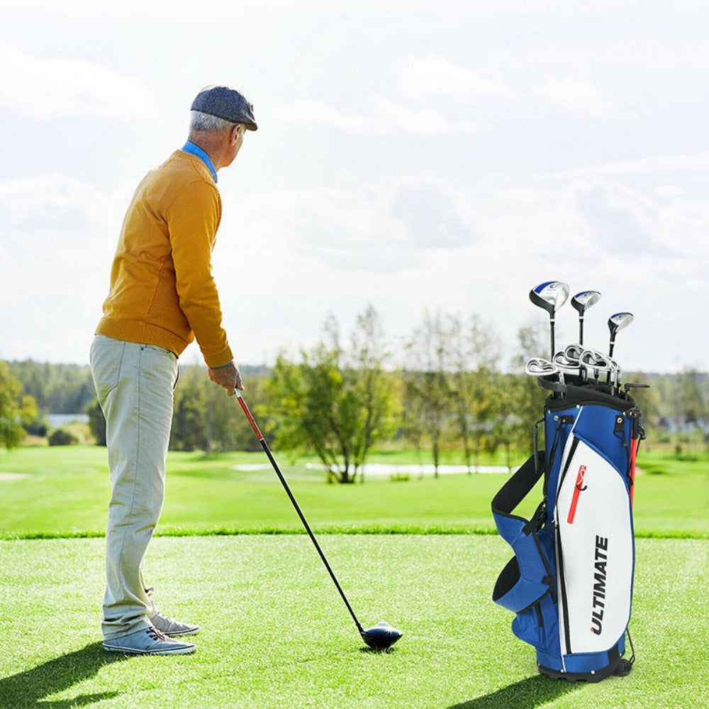 US Local Men's Profile Complete Golf Club Package Set Includes 10 Pieces