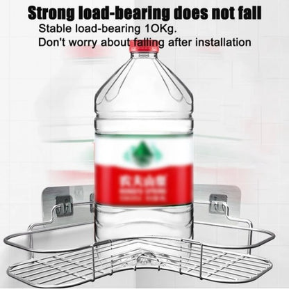 US Local Shower Caddy Shelf Bathroom Corner Bath Storage Holder Organizer Triangular Rack