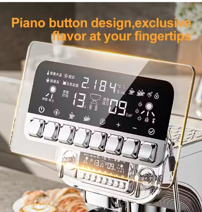 US Local Cappuccino Express Espresso Coffee Machine With Steam Wand