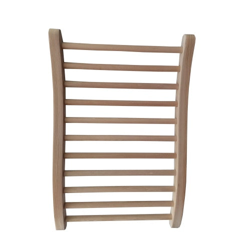 US Local Hemlock Round Stick Sauna Backrest