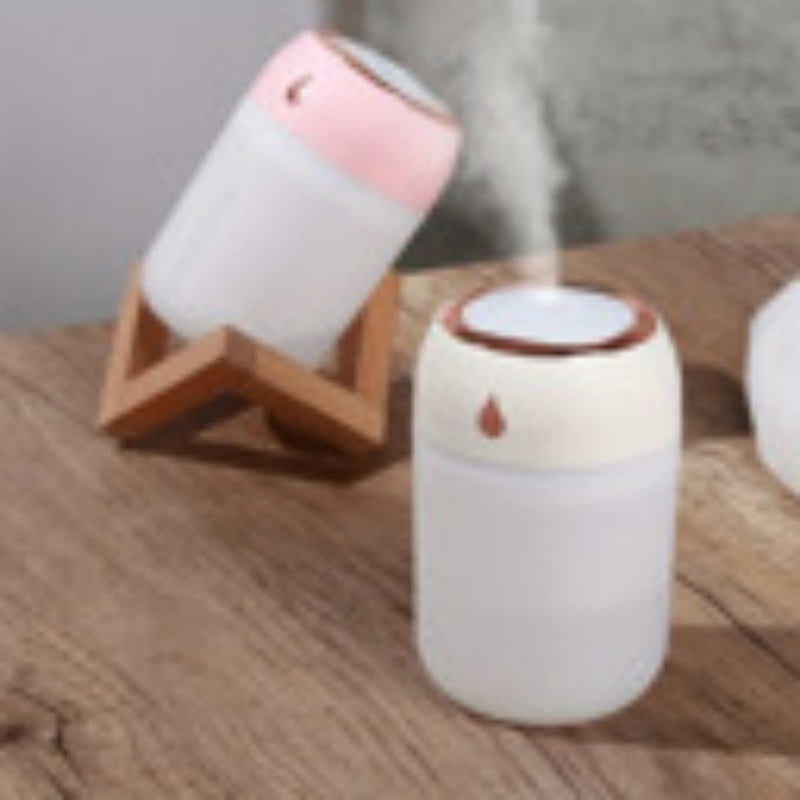US Local Portable Mini  Humidifier, 220ml,Small Cool Mist Humidifier, USB Personal Desktop Humidifier For Bedroom Travel Office Home Random Colors