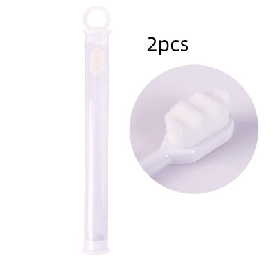 USA Local Ultra-fine Toothbrush Super Soft Bristle Deep Cleaning Brush Portable For Oral Care Tools Teeth Care Oral Cleaning Travel