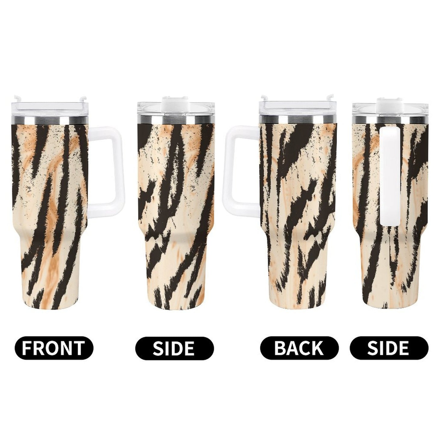 PHDT00395 POD US Local Tumbler 40 oz Large Capacity Car Cup Leopard