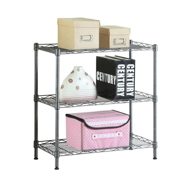 US Local Concise 3 Layers Carbon Steel  PP Storage Rack, Kitchen Storage Rack RT