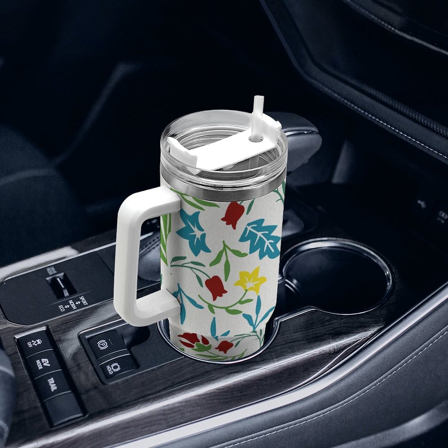 PHDT00136 POD US Local Tumbler 40 oz Large Capacity Car Cup Cut Flowers
