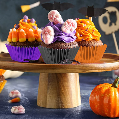 US Local 300 Pcs Halloween Foil Cupcake Liners