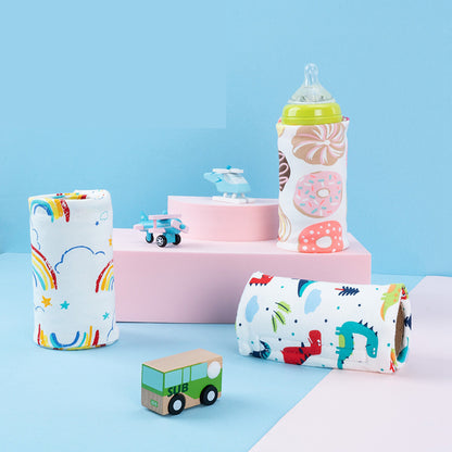 US Local USB Milk Water Warmer Travel Stroller Insulated Bag Portable Baby Nursing Bottle Heater Cover Baby Food Warmer Bottle Warmer