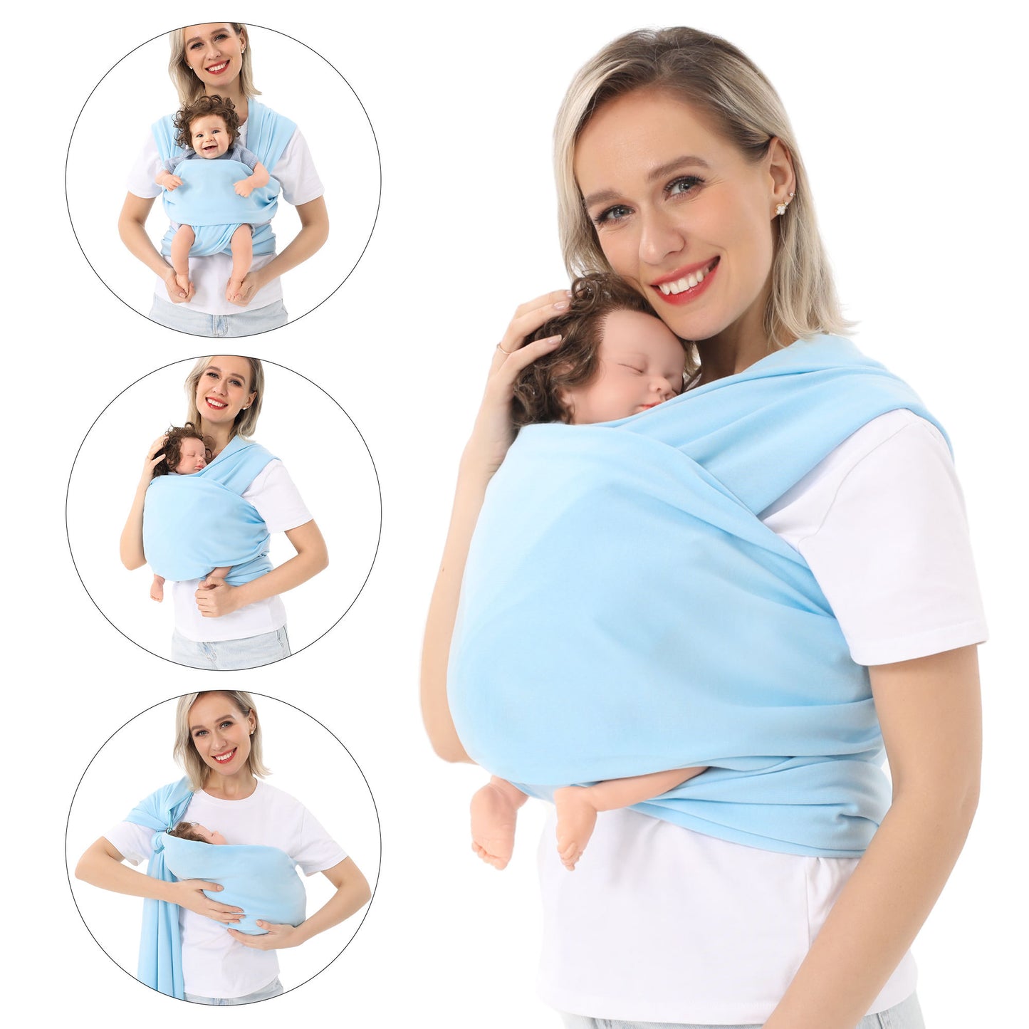 US Local Baby Carrier Front Wrap Scarf Baby Carrier Bag Multi-functional Baby Carrier Front And Back Dual