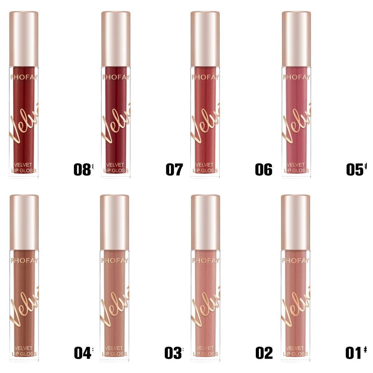 US Local PHOFAY Velvet Lip Gloss