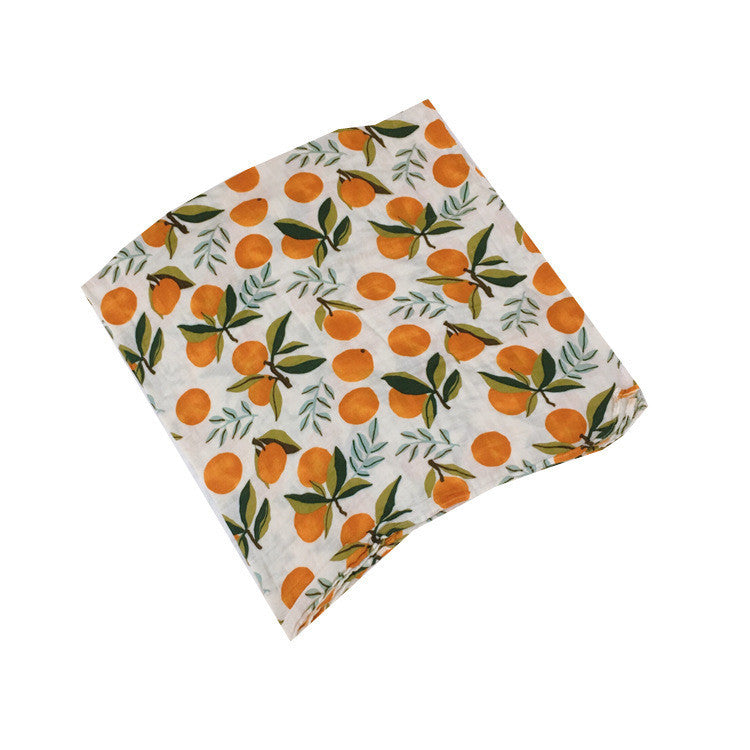 US Local Reactive Printed Bamboo Cotton Gauze Blanket