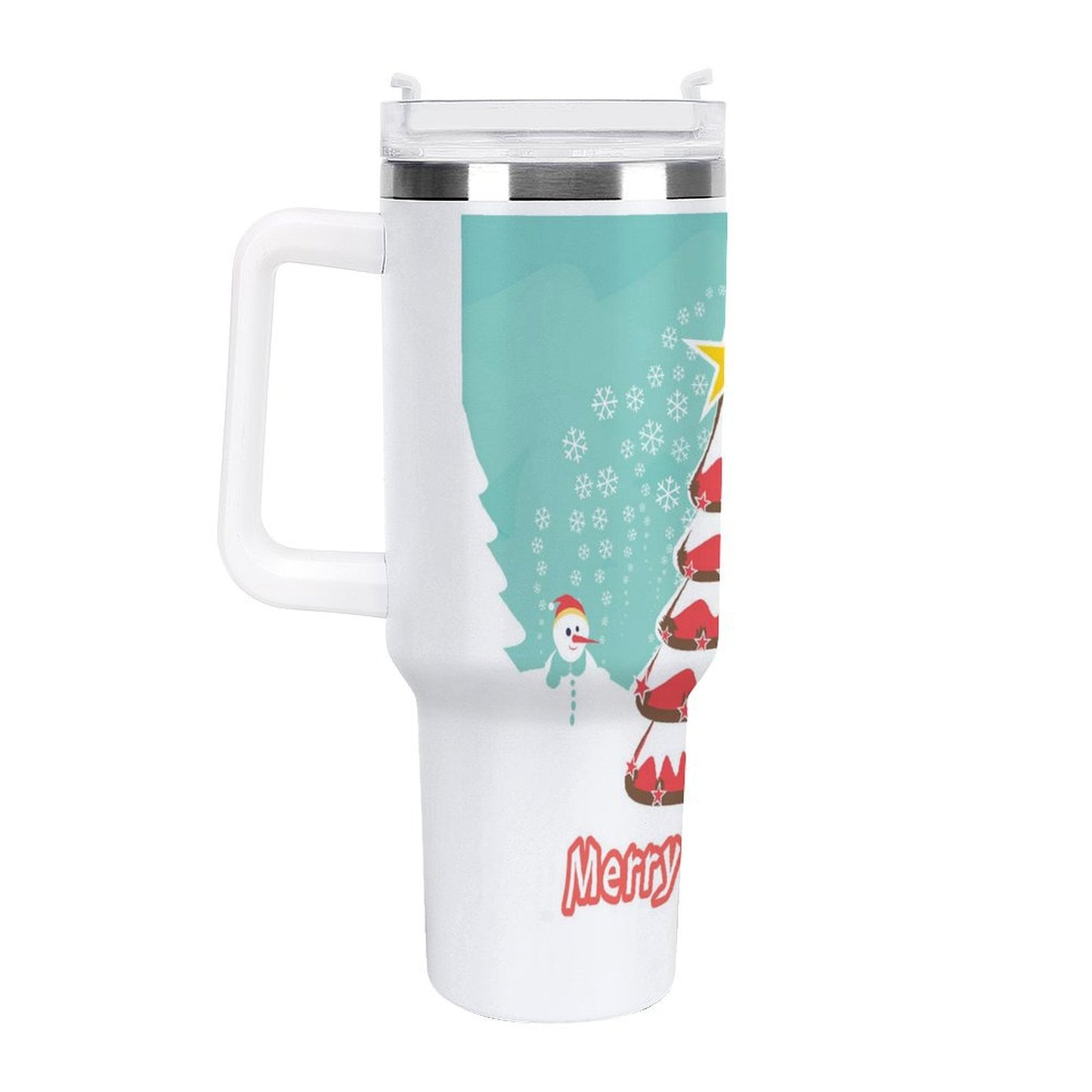 PHDT00343 POD US Local Tumbler 40 oz Large Capacity Car Cup Christmas, Snowman