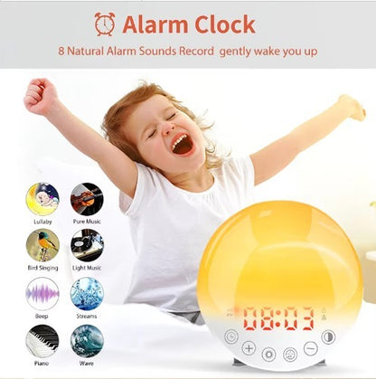 US Local Popular Natural Light Siren Best Selling Halloween Wake Up Light