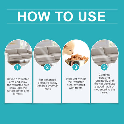 US Local Yegbong Cat Anti-Scratch Spray Indoor Restricted Area Set Up To Expel Pets Anti-scratch And Bite Furniture Sofa Spray