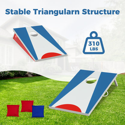 US Local Portable Cornhole Board With Foldable Legs And Side Handle