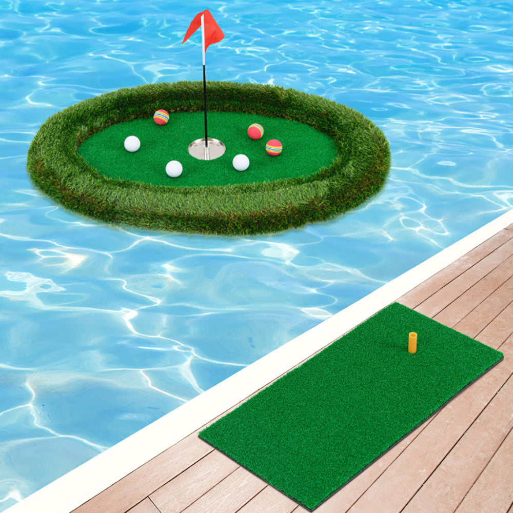 US Local Floating Golf Green Oval Floating Chipping For Pool