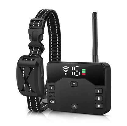 US Local Wireless Electric Dog Fence Waterproof Pet Shock Boundary Containment System Electric Training Collar For Small Medium Large Dogs